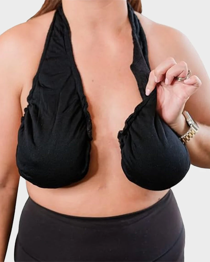 Towel Bra - Basic Cotton Lounge Bra - Image 10