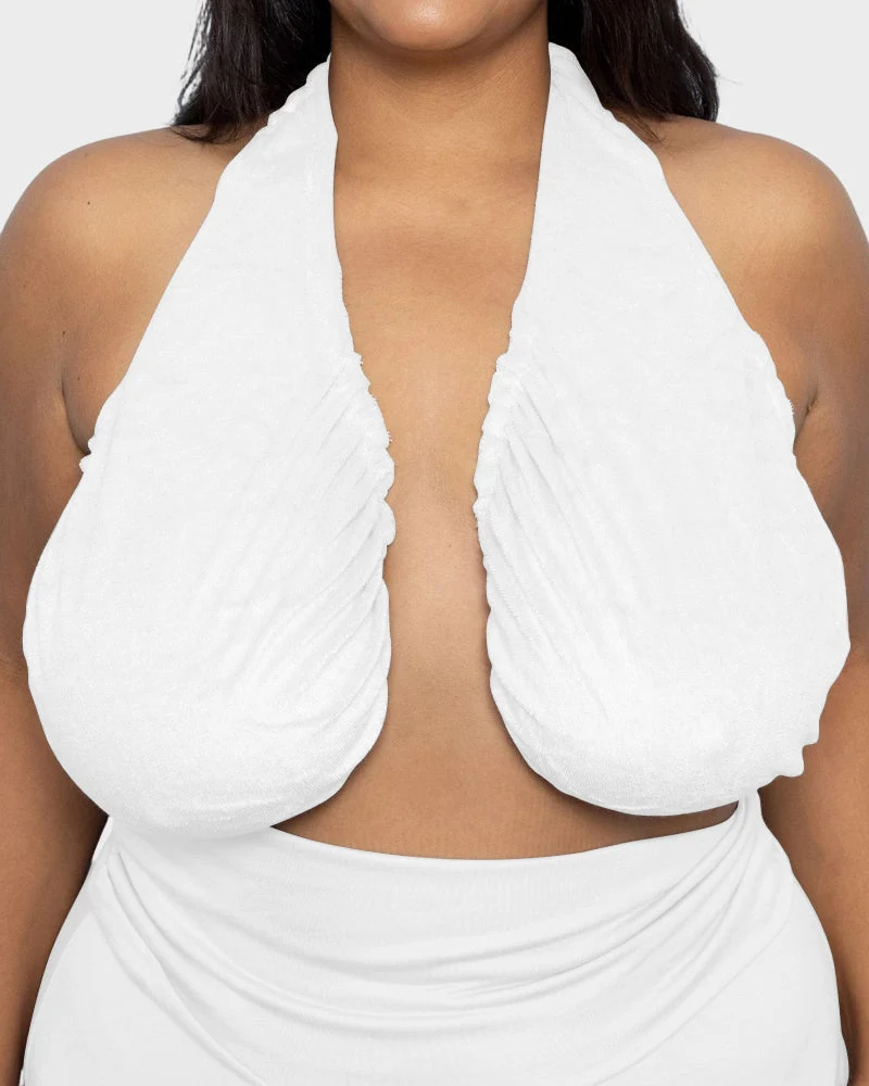 Towel Bra - Basic Cotton Lounge Bra - Image 2