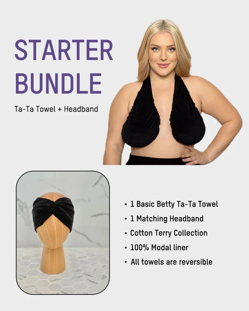 Towel Bra - Basic Cotton Lounge Bra - Image 4