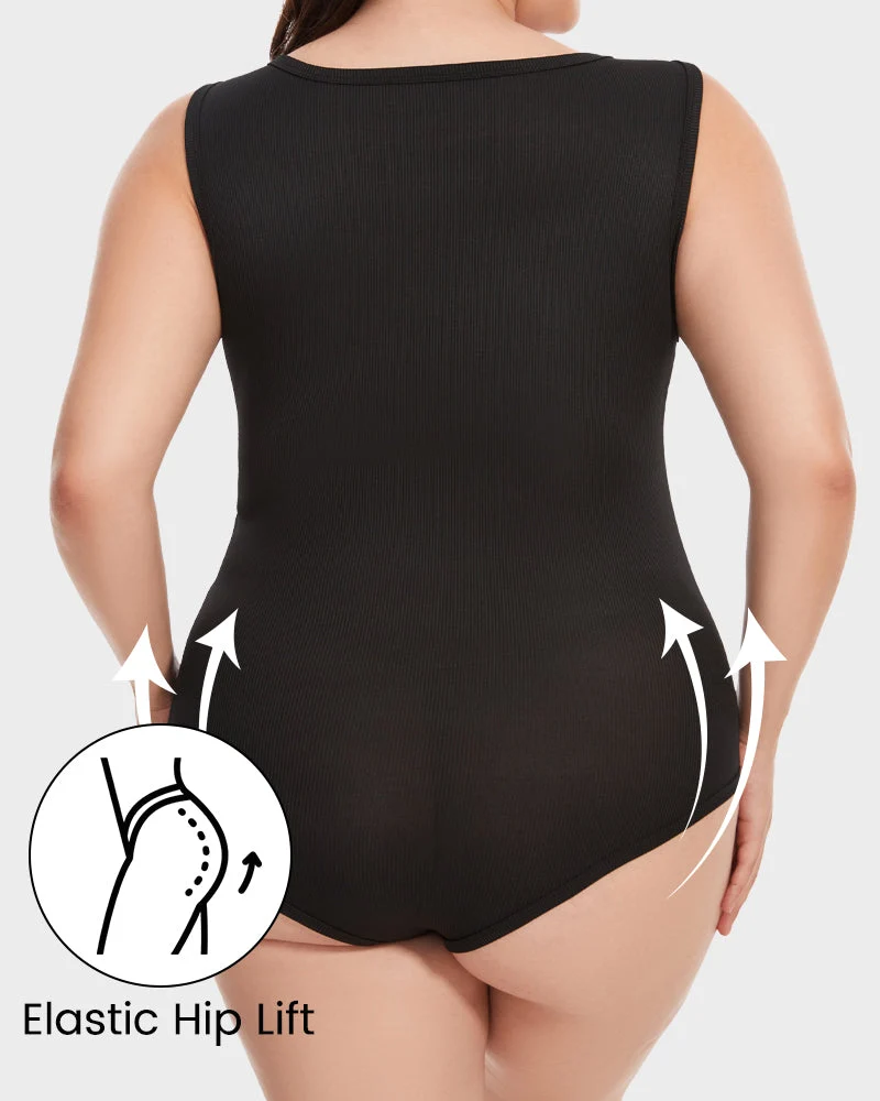 Sleeveless Tummy Control Tank Tops Bodysuits - Image 8