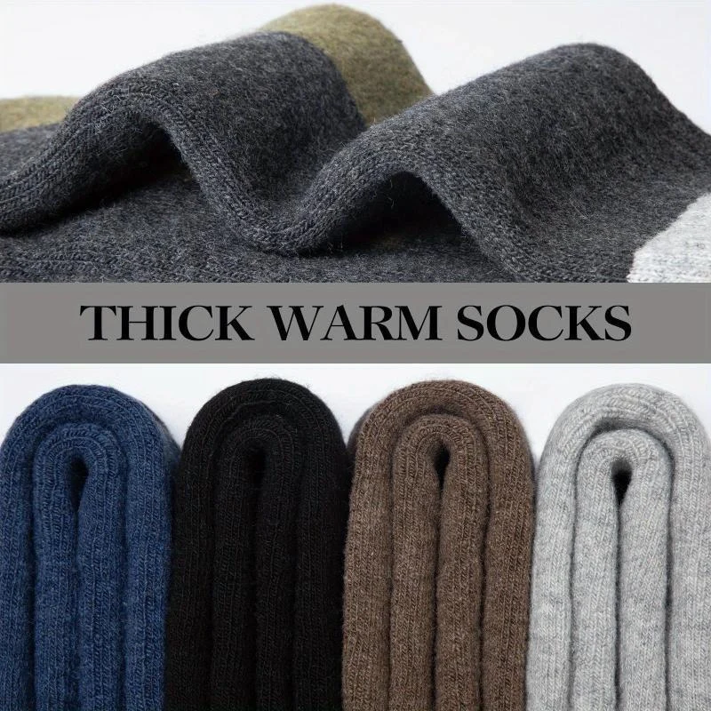 Warm Breathable Merino Wool Hiking Socks - Image 3