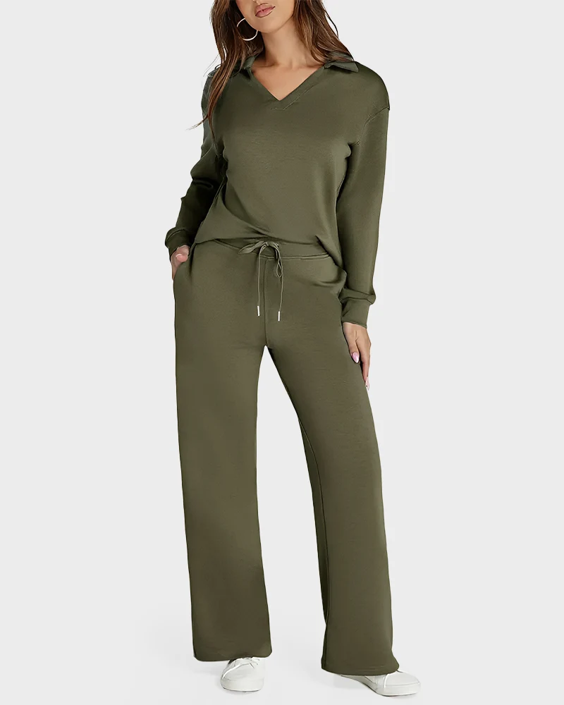 Women's Fall Transition 2-Piece Set - Breathable & Wrinkle Resistant Sweatsuits Sets - Image 13