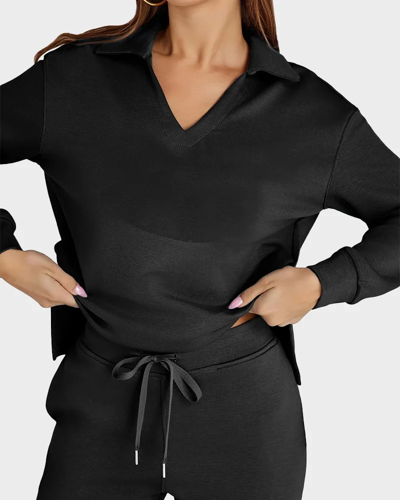 Women's Fall Transition 2-Piece Set - Breathable & Wrinkle Resistant Sweatsuits Sets - Image 8