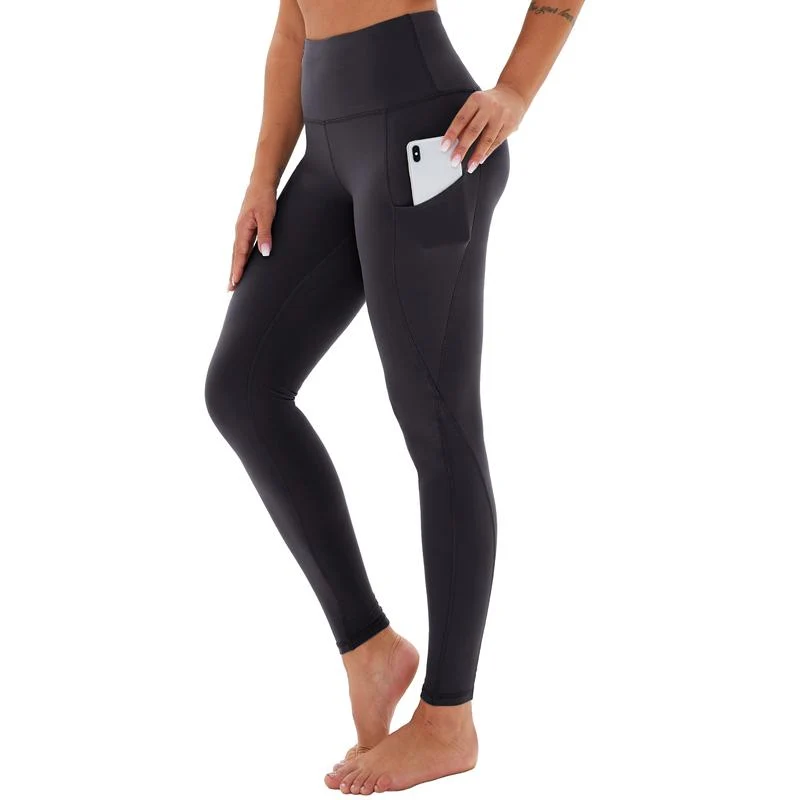 Women's High Waisted Tummy Control Leggings with Pockets - Image 6