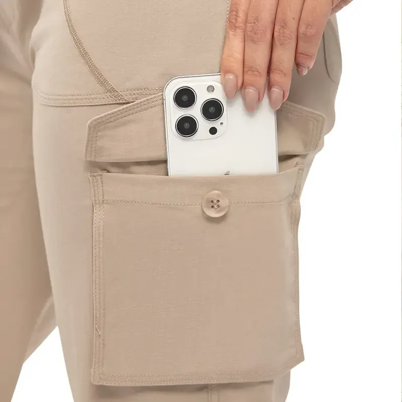 Women's Lightweight Hiking Capris: Quick-Dry, 6 Pockets, Loose Fit - Image 4
