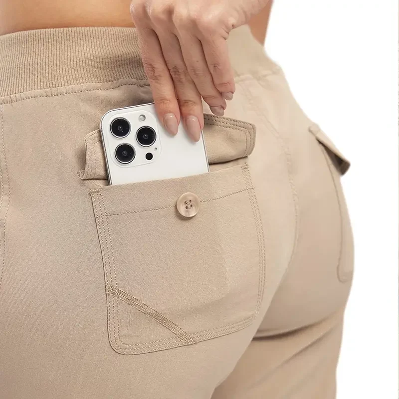 Women's Lightweight Hiking Capris: Quick-Dry, 6 Pockets, Loose Fit - Image 5