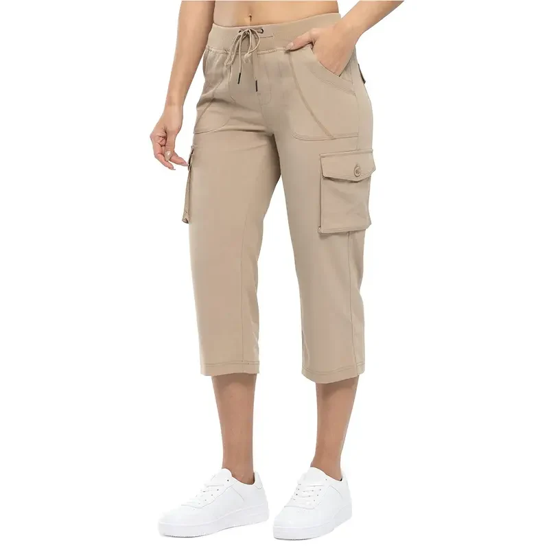Women's Lightweight Hiking Capris: Quick-Dry, 6 Pockets, Loose Fit - Image 7