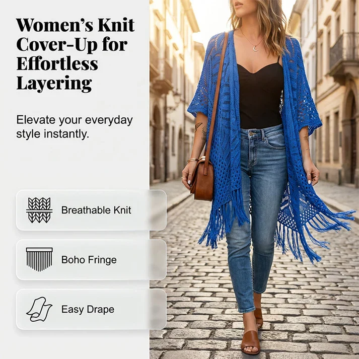Women's Light Weight Knit Cardigan - Image 6