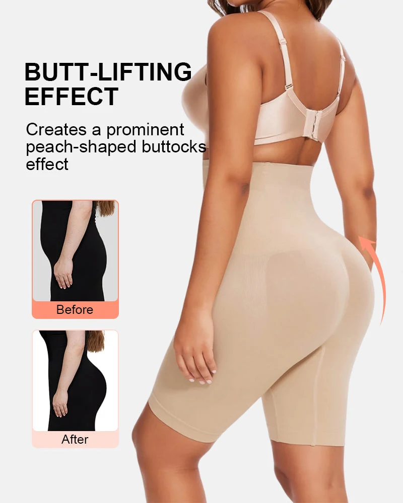 High Waisted Body Shaper Shorts - Image 5